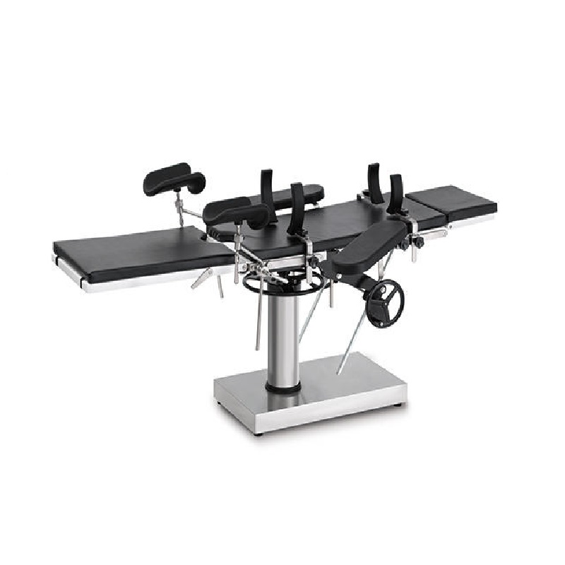 Medical Surgical Manual OT Table 304 Stainless Steel Ordinary Operating Surgery Bed for Hospita